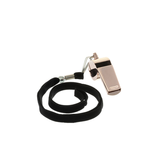 Rose Gold Coach's Whistle with Lanyard-AKD Ink