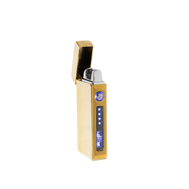 Flameless Flip Top Lighter Gold-AKD Ink