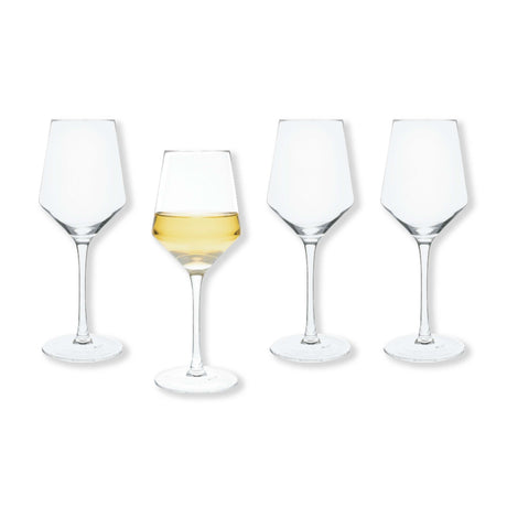 Set of 4 White Wine Glasses - 14 Oz-AKD Ink