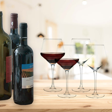 Set of 4 Red Wine Glasses - 23 Oz-AKD Ink