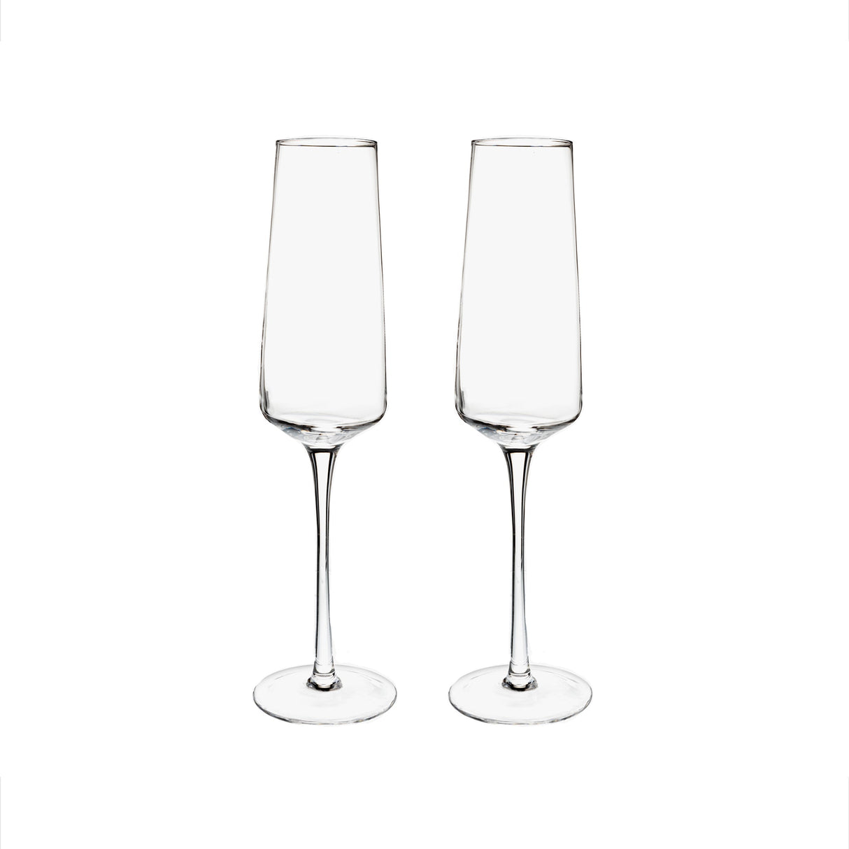 Classic Champagne Flutes Set - 9 oz-AKD Ink