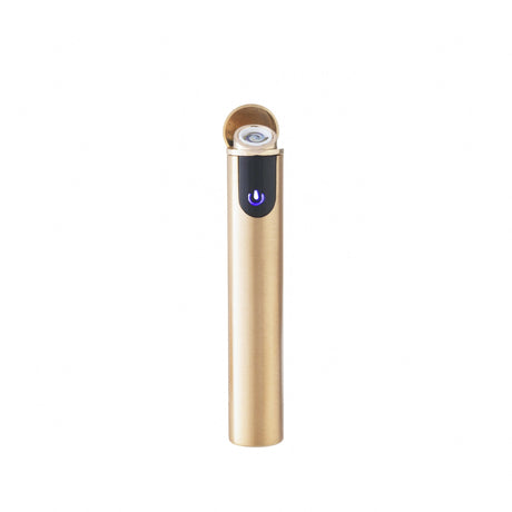 Flameless Cylinder Lighter Gold 3.25"-AKD Ink