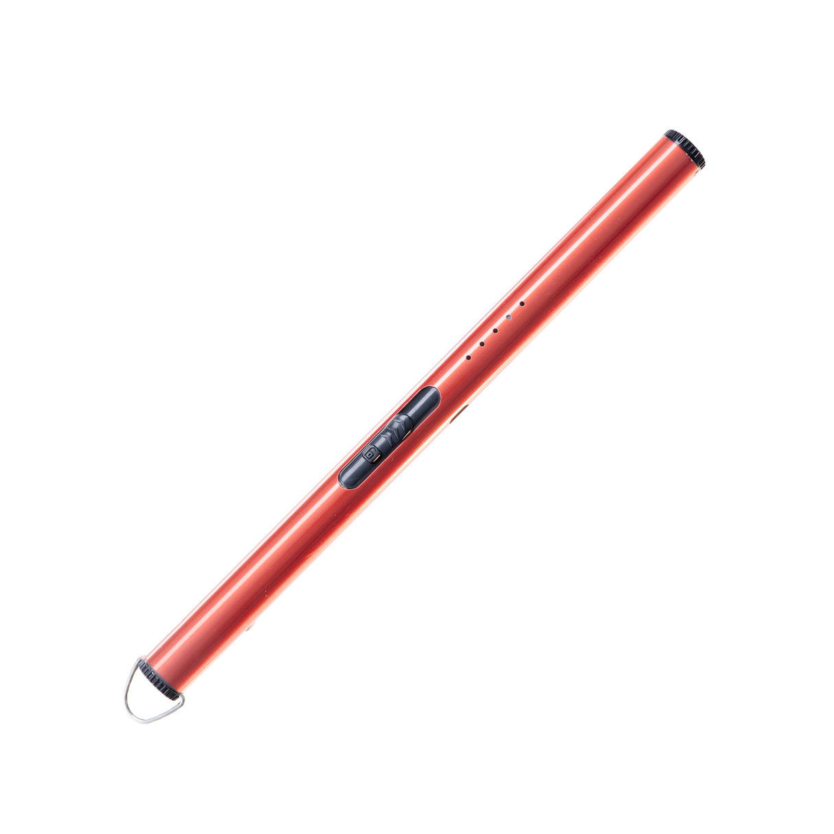 Flameless Cylinder Lighter Red 8.75"-AKD Ink