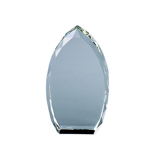 Optic Crystal Trophy Point, 7" Ht - AKD Ink