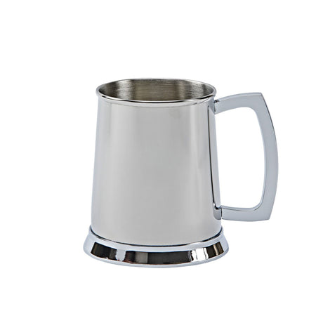 Stainless Steel Tankard with Bright Polished Finish - 20 oz-AKD Ink