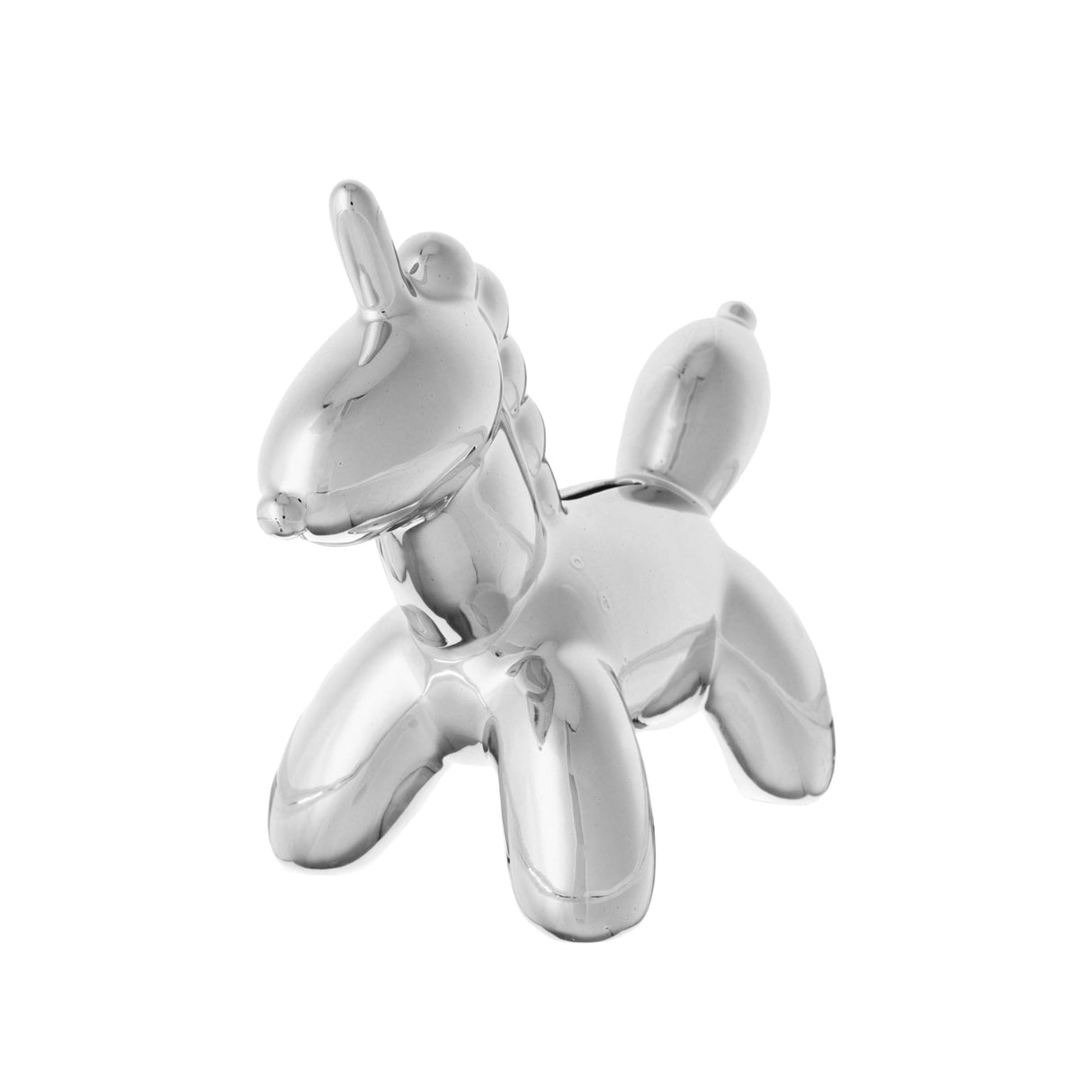 Balloon Unicorn Bank Silver-AKD Ink