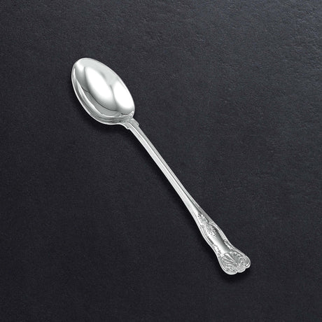 Stuffing Or Serving Spoon With King's Pattern Handle-AKD Ink