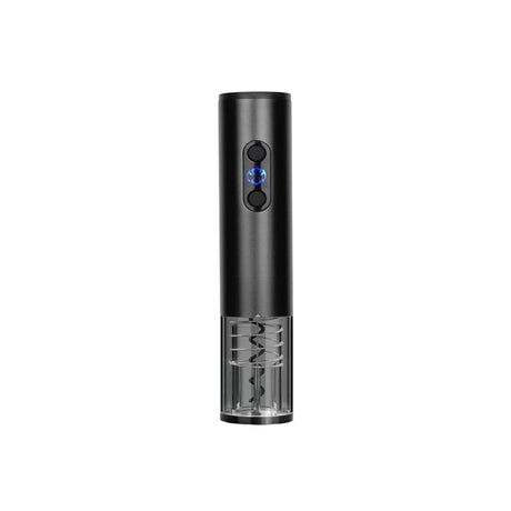 Black Rechargeable Wine Opener with Stainless Steel Corkscrew-AKD Ink