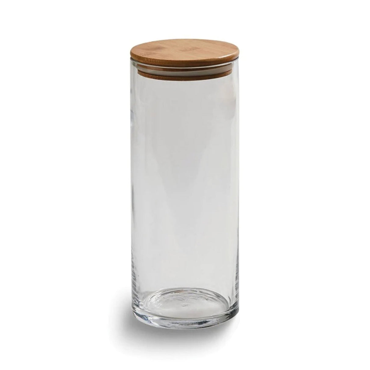Large Round Glass Storage Container with Bamboo Lid-AKD Ink