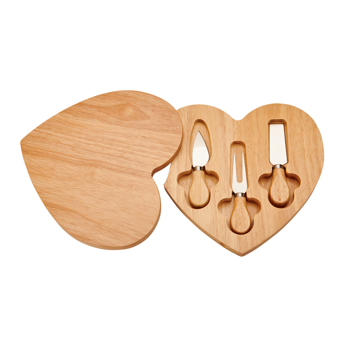 Heart-Shaped Cheese Board & Tool Set-AKD Ink