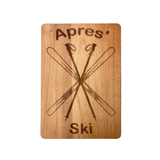 Apres Ski Wood Board - 10" x 15-AKD Ink