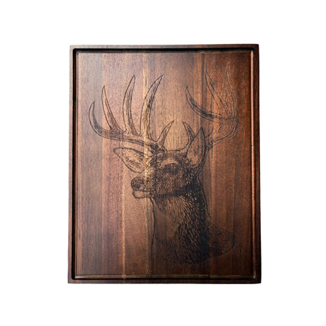 Deer Hunting Wood Board - 14" x 18"-AKD Ink