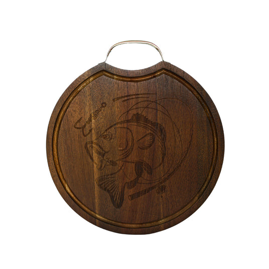 Fishing Wood Board - 13"-AKD Ink