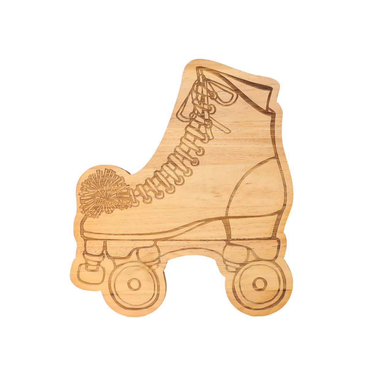 Roller Skate Wood Board - 13" x 15"-AKD Ink