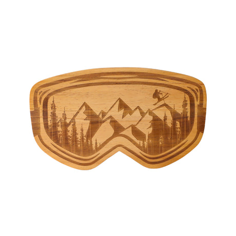 Ski Goggles Wood Board - 15" x 8.75"-AKD Ink