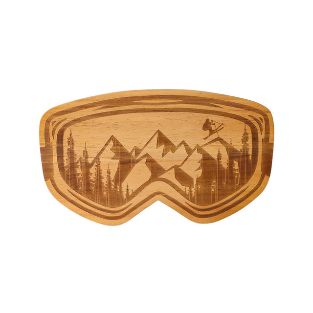 Ski Goggles Wood Board - 15" x 8.75"-AKD Ink