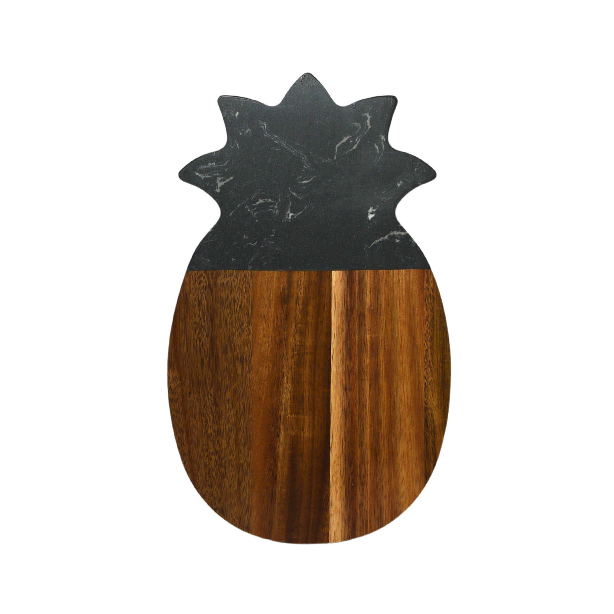 Black Marble and Acacia Wood Pineapple Board-AKD Ink