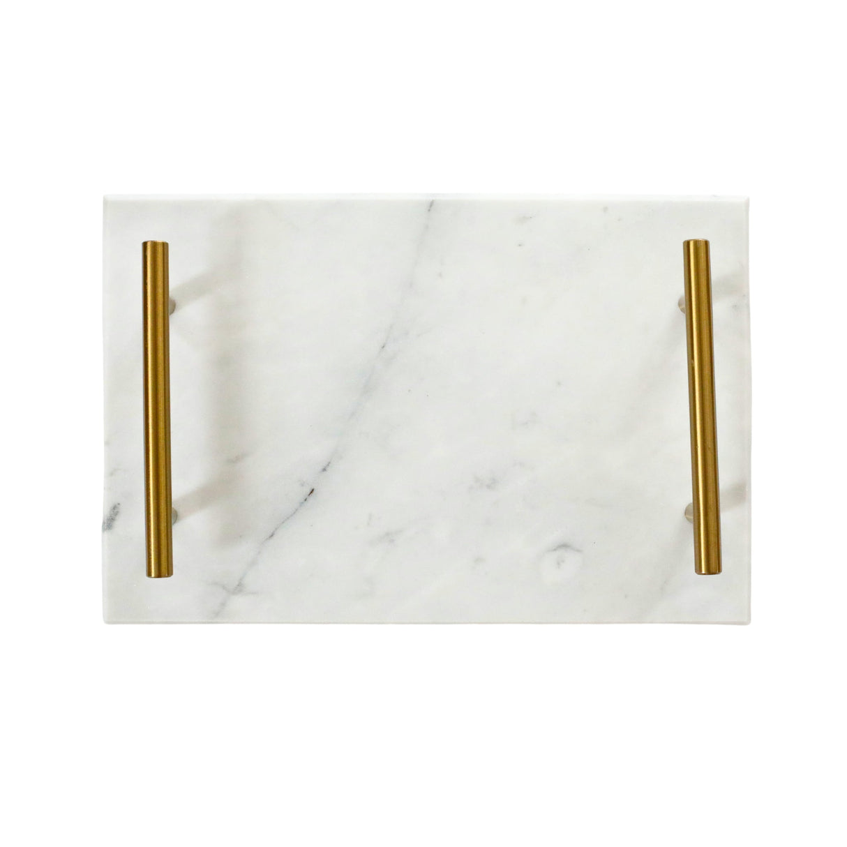 White Marble Board with Gold Handles-AKD Ink
