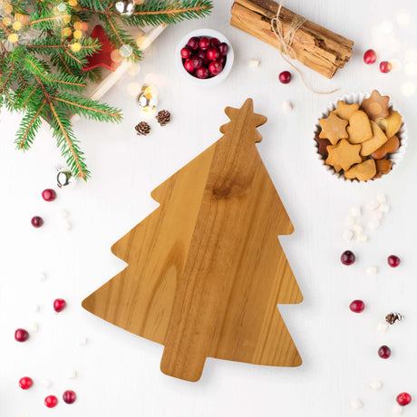 Holiday Tree Pine Wood Board - 12.75" x 16"-AKD Ink