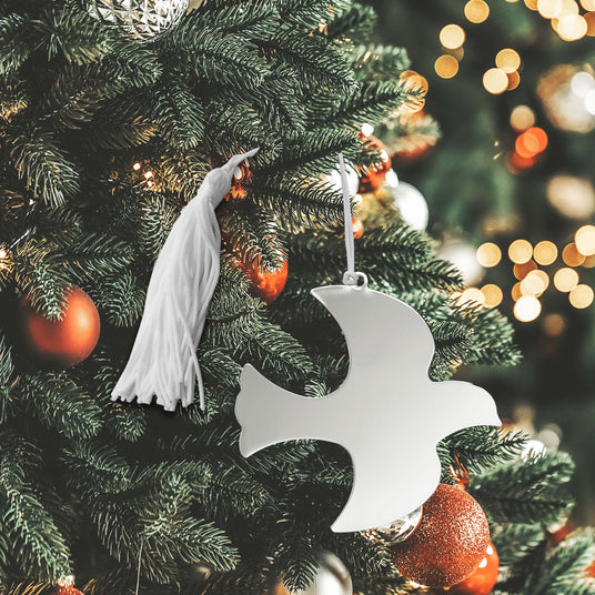 CLCUG4ORFR3R4SAUSMSLMLCLL1M10 - Dove Shaped Ornament