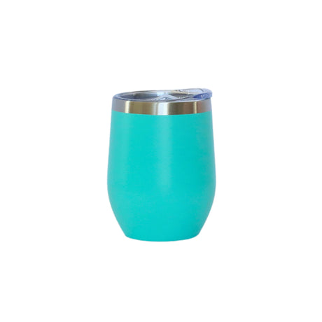 12 Oz Stemless Wine Tumbler - Aqua-AKD Ink