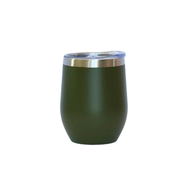 12 Oz Stemless Wine Tumbler - Olive-AKD Ink
