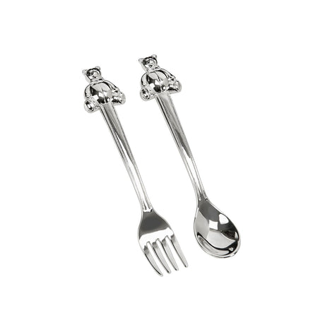 Teddy Bear Handle Baby Spoon & Fork Set-AKD Ink
