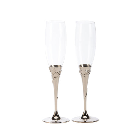 Love Toasting Champagne Flutes Set-AKD Ink