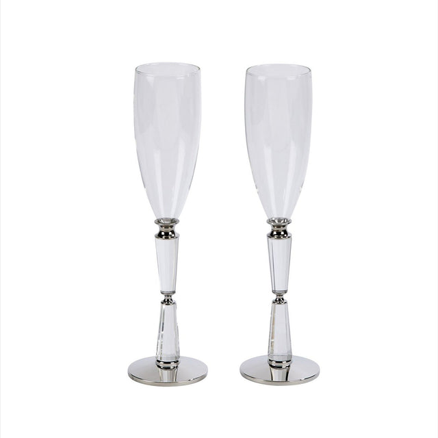 Facet Toasting Flutes Set-AKD Ink