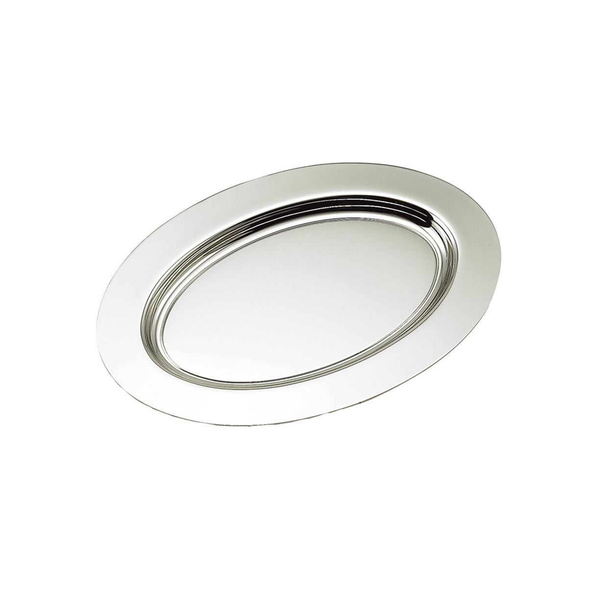 Silver Oval Nickel-Plated Tray - 6"-AKD Ink