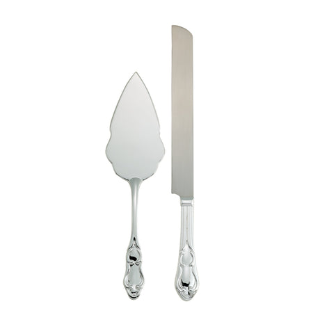 Knife & Server Set With Fiddle Shaped Handles-AKD Ink