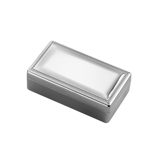 Rectangular Box with Beaded Border, 3.5"-AKD Ink