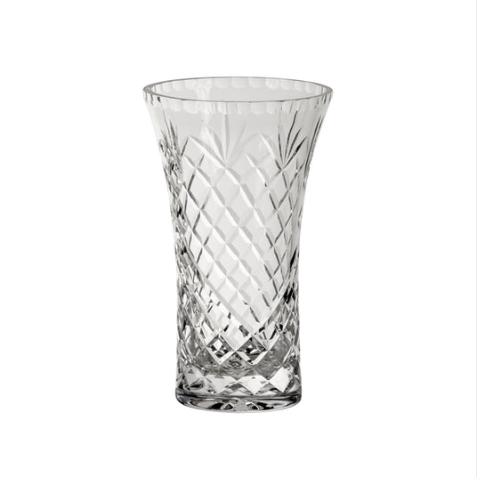 Crystal Flared Vase With Medallion Ii Pattern, 7" X 4.25"-AKD Ink
