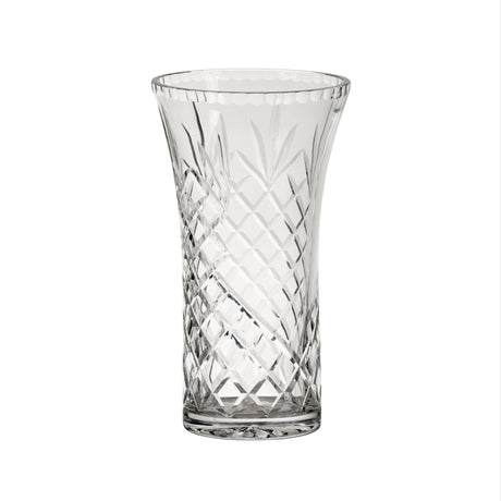 Crystal Flared Vase With Medallion Ii Pattern, 8.25" X 4.75"-AKD Ink
