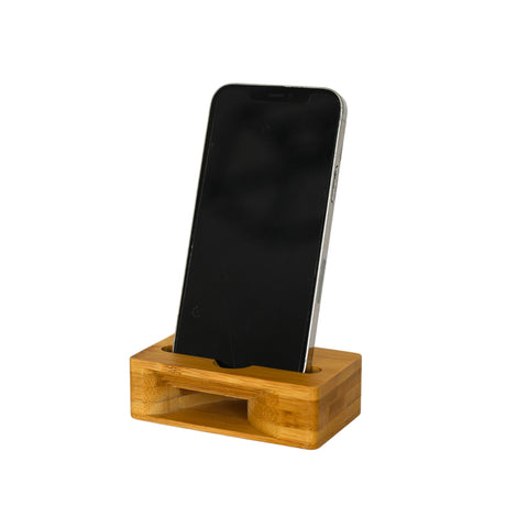 Bamboo Amplifier/Phone Holder-AKD Ink