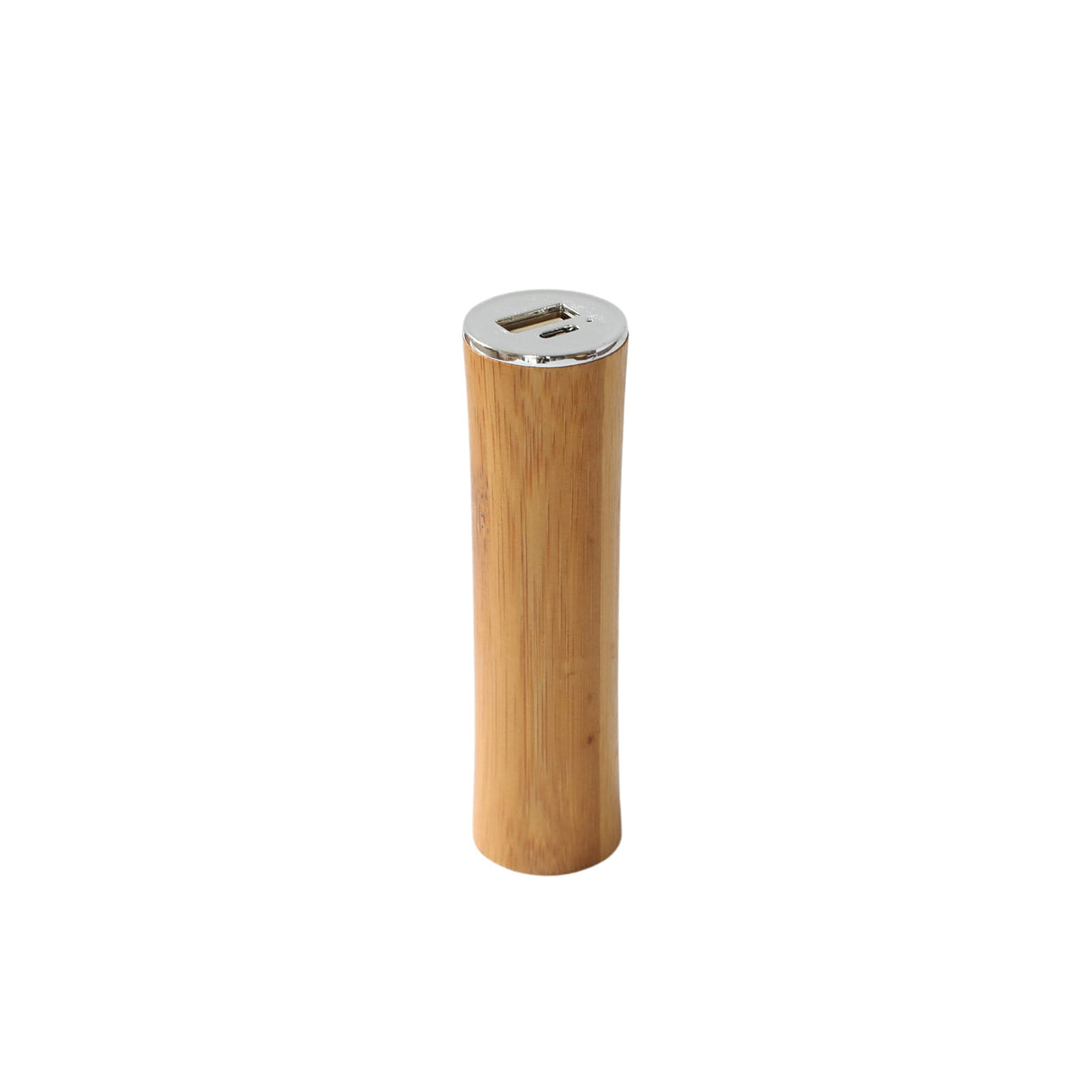 Round Tube Bamboo Power Bank Charger-AKD Ink