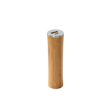Round Tube Bamboo Power Bank Charger-AKD Ink
