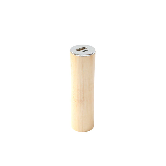 Round Tube Maple Power Bank Charger-AKD Ink