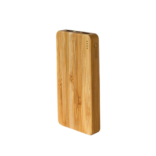 Compact Bamboo Power Bank - Portable Phone Charger-AKD Ink