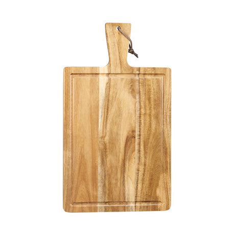 Acacia Wood Cutting Board with Handle-AKD Ink
