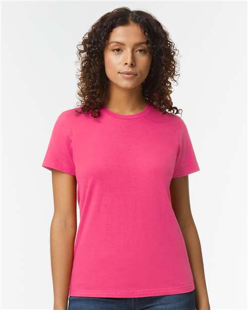 Women's Softstyle® Midweight T-Shirt-AKD Ink
