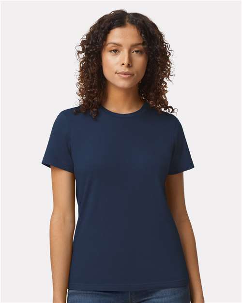 Women's Softstyle® Midweight T-Shirt-AKD Ink