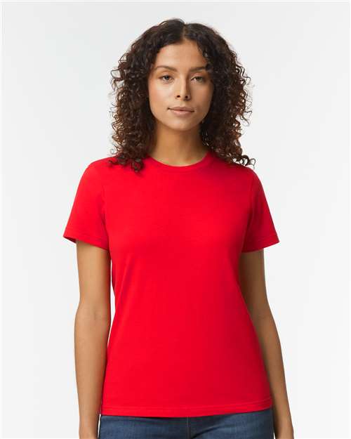 Women's Softstyle® Midweight T-Shirt-AKD Ink