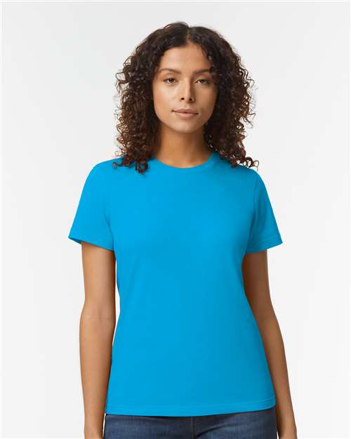 Women's Softstyle® Midweight T-Shirt-AKD Ink