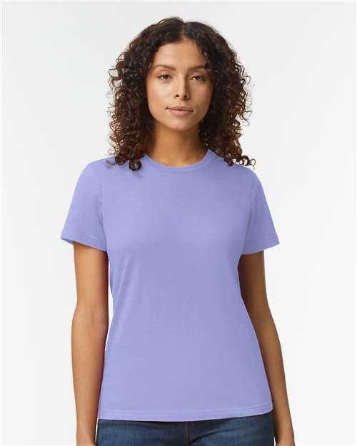 Women's Softstyle® Midweight T-Shirt-AKD Ink
