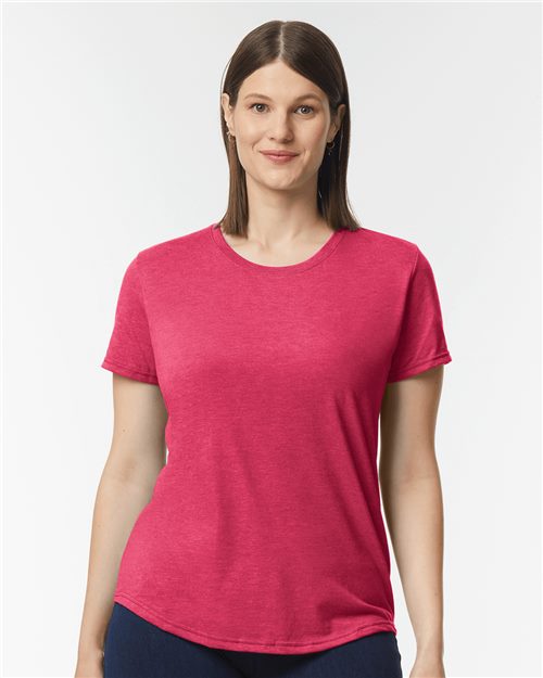 Women's Softstyle® Triblend T-Shirt-AKD Ink