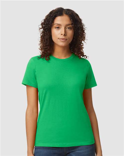 Women's Softstyle® Midweight T-Shirt-AKD Ink