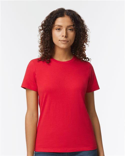 Women's Softstyle® Midweight T-Shirt-AKD Ink