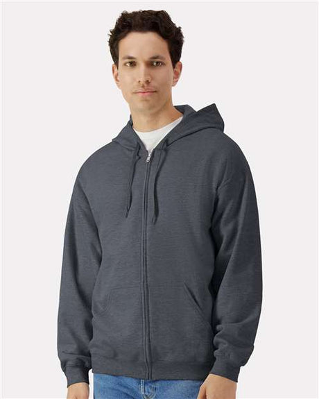 Unisex Softstyle® Full-Zip Hooded Sweatshirt-AKD Ink