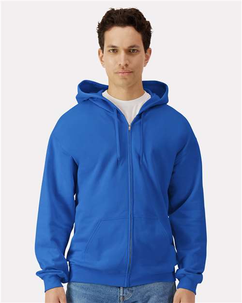 Unisex Softstyle® Full-Zip Hooded Sweatshirt-AKD Ink